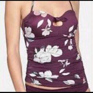 Athleta Aqualuxe Floradora Tankini Top, L